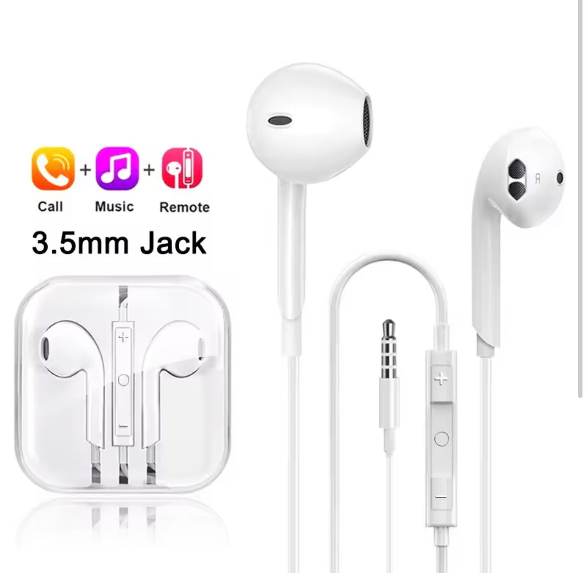 3.5mm Jack Wired Earphones for IPhone