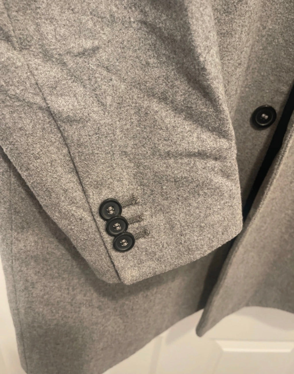 Vintage Men’s Cedar Wood State Grey Long Coat XL