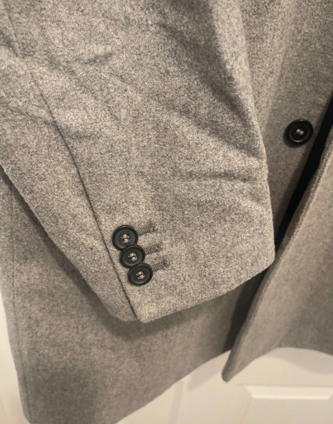 Vintage Men’s Cedar Wood State Grey Long Coat XL