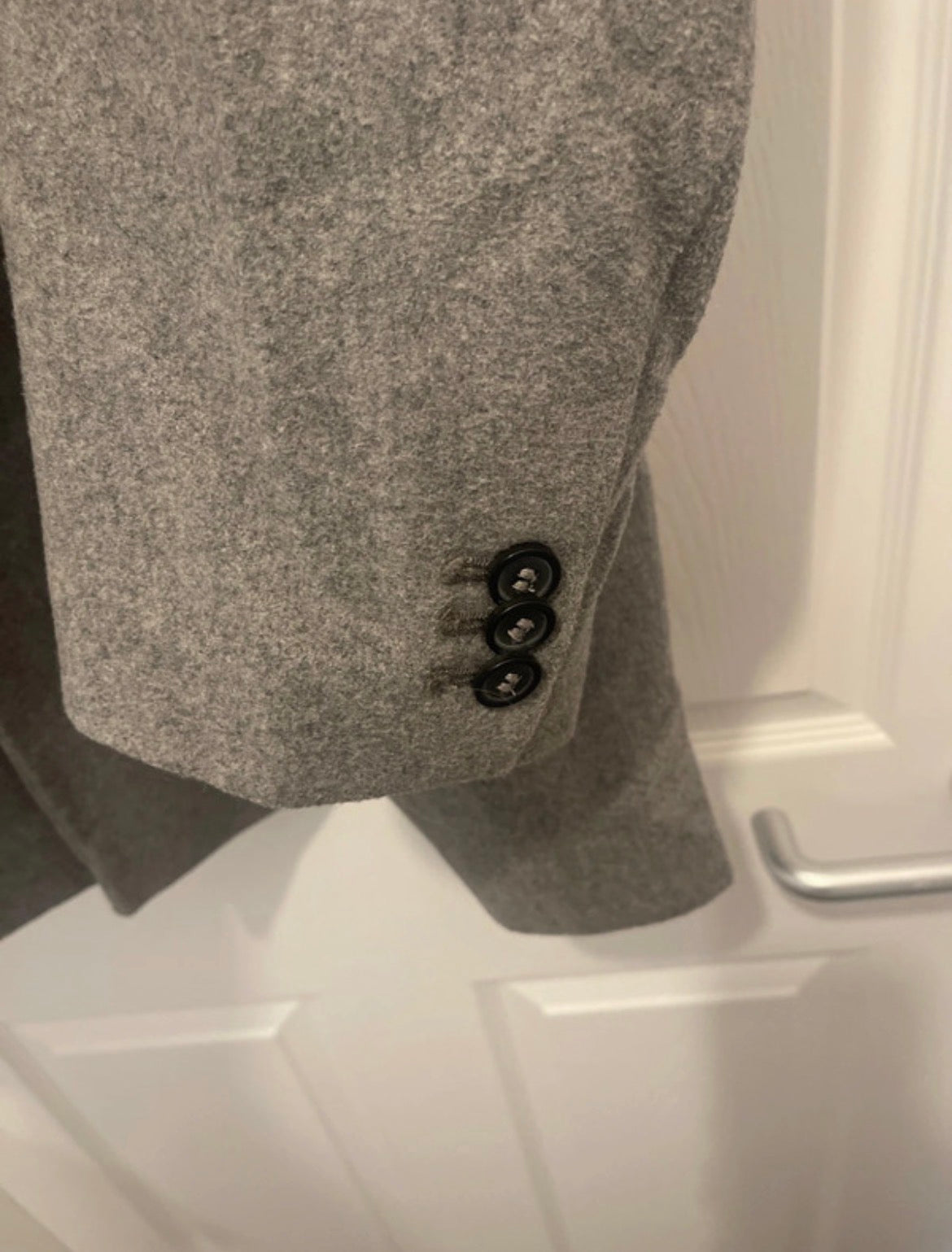 Vintage Men’s Cedar Wood State Grey Long Coat XL